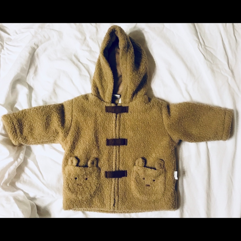 Little Me Furry Coat
